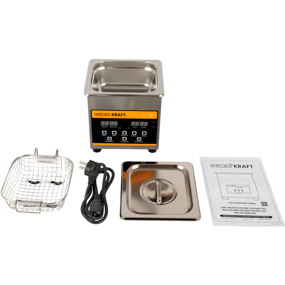 WDK-3113 Ультразвуковая мойка с подогревом, 1.3 л
