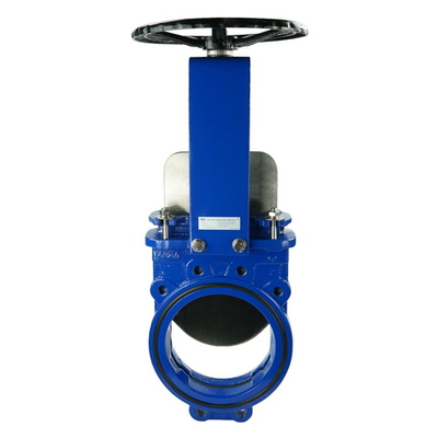 Задвижка шиберная ножевая ручная Ду100 Ру10