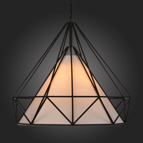 SL233.403.01 Светильник подвесной ST-Luce Черный/Черный, Белый E27 1*60W PALIEDRO