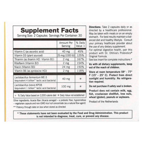 Dr. Ohhira's, Reg'Activ ™, Immune & Vitality ™, 60 капсул