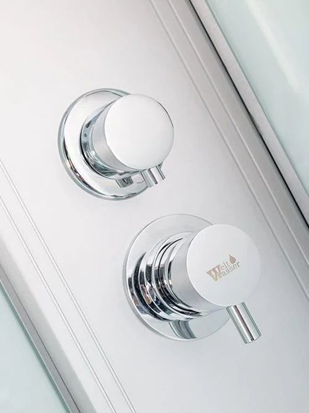 Душевая кабина WeltWasser  WW500 EMMER 15055-2 150х150 см,  прозрачное стекло, поддон высокий