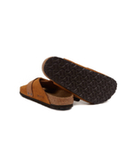 Кожаные шлепанцы kyoto Birkenstock - коричневый(1022572)