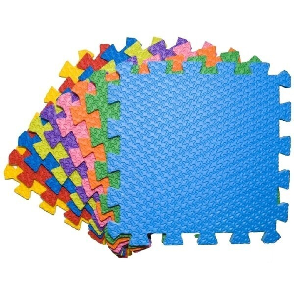 Коврик-пазл BABYPUZZ (9 плит 33x33x1см, ~1кв.м./уп) Clever