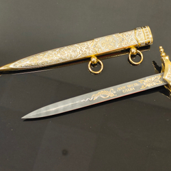 Кортик офицерский "Герб РФ" украшенный (Златоуст)