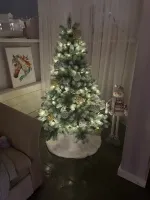 Ель искусственная «Русская Императрица голубая с белыми кончиками» (Литая хвоя) от 1,2 м до 3 м