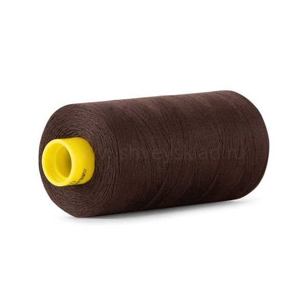 Нитка Gutermann Mara 150 (1000 метров), 1 кат., особо тонкая | 1512 темный шоколад