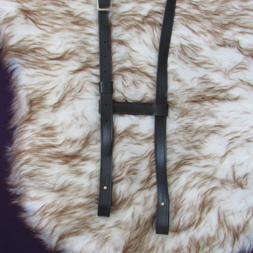 Портупея (перевес) перевес под шашку плечевая, реестровая. Черная