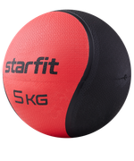 Медбол высокой плотности GB-702, 5 кг, красный