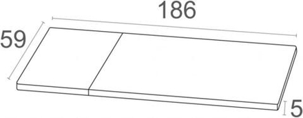 Матрас для шезлонга, Siesta Contract GS 1009 (Fiji), слоновая кость