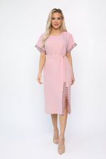 Платье Цветные кружева (пыльная роза) П13658-18М LT Collection