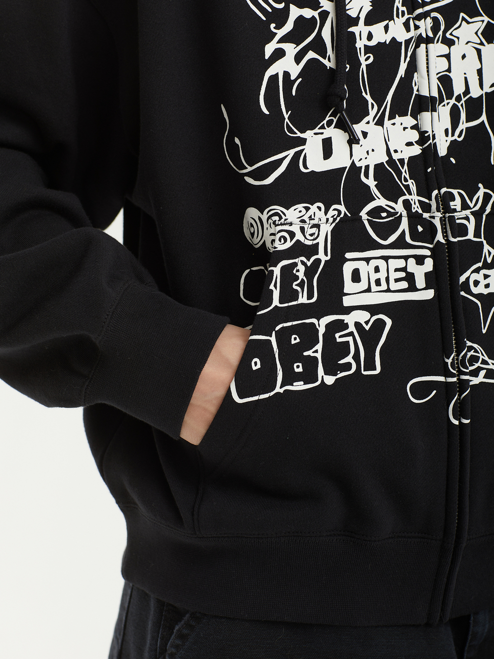 Женская Толстовка Jumble Baggy Relaxed Zip