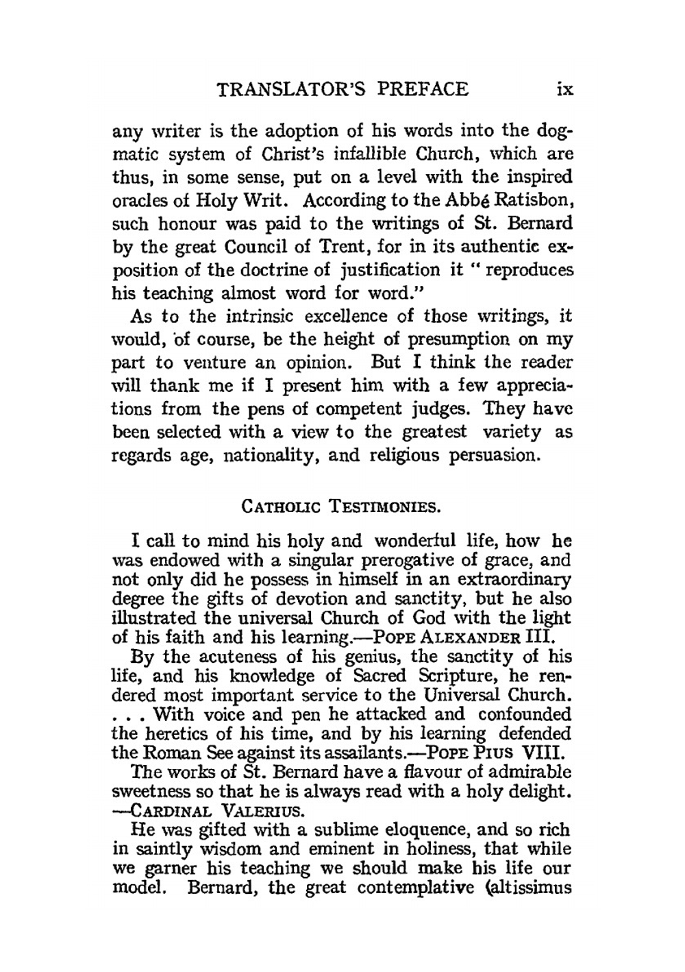 St. Bernard's sermons. On the Canticle of Canticles, Volume 1 | Bernard of Clairvaux
