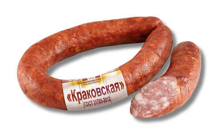 Колбаса полукопченая "Краковская" Могилевский МК