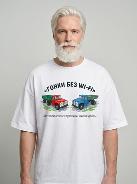 Футболка мужская oversize