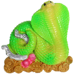 Магнит «Змея с богатствами» 5,5*6 см, микс