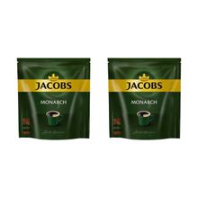 Кофе растворимый Jacobs Monarch, пакет 500 г, 2 шт