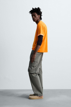 ZARA ФУТБОЛКА С АВТОГРАФОМ © OTIS KWAME KYE QUAICOE, ОРАНЖЕВЫЙ