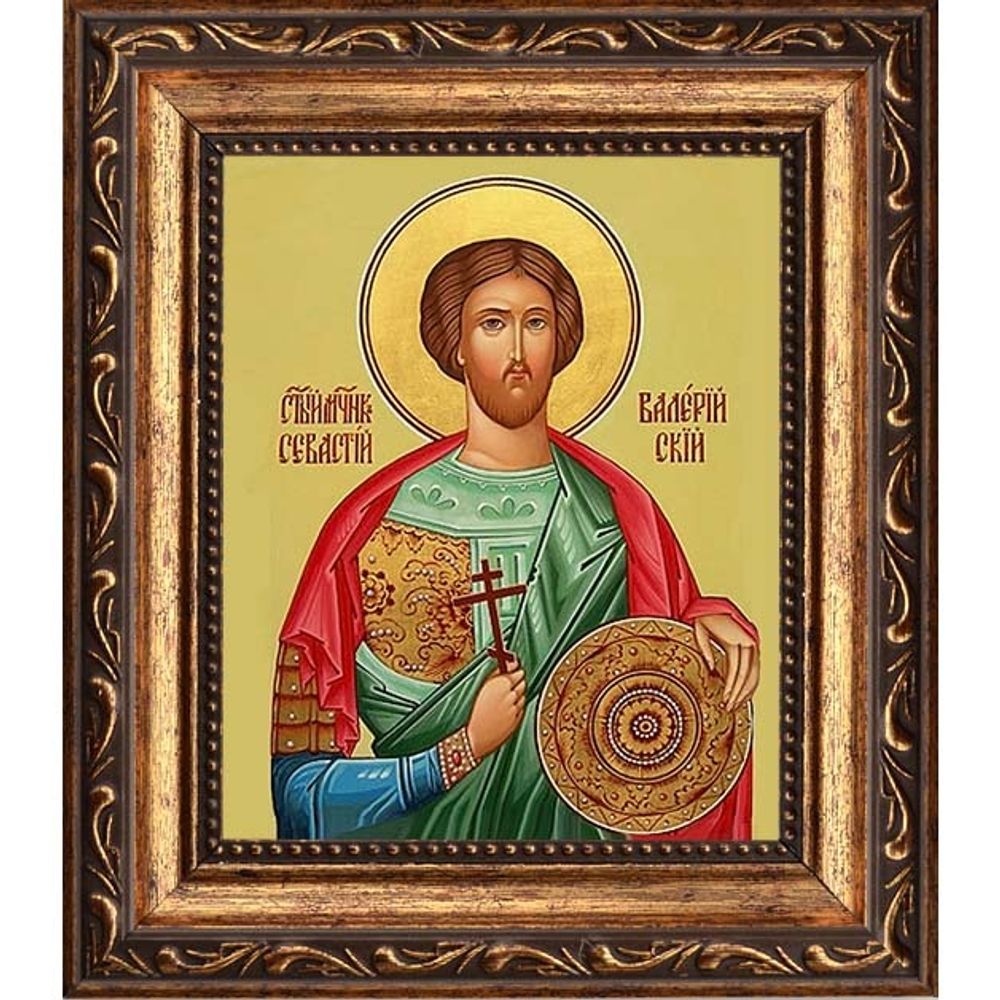 Валерий Севастийский Святой мученик. Икона на холсте.