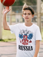 Футболка с гербом России