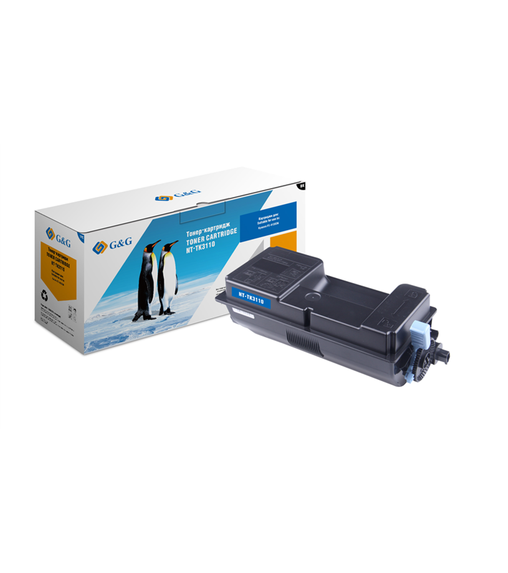 G&G toner cartridge for Kyocera FS-4100DN/4200DN/4300DN 15 500 pages with chip TK-3110 1T02MT0NLS гарантия 12 мес.