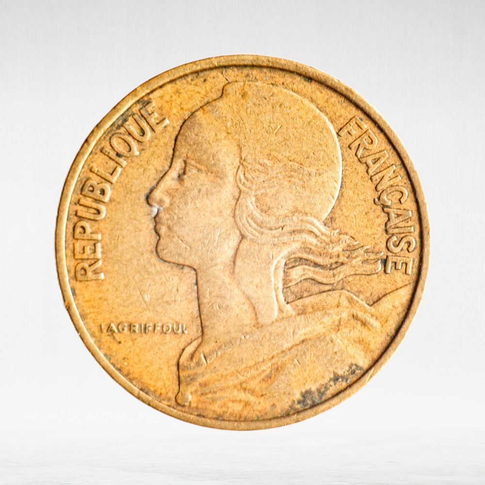 France, 10 Centimes 1968, VF