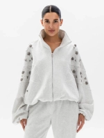 Костюм DROPS с брюками, меланж