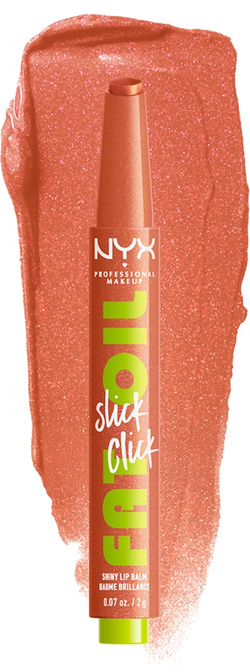 NYX Professional Makeup Fat Oil Slick Click - Тонирующий бальзам для губ оттенок 06 Hits Different, 2 g