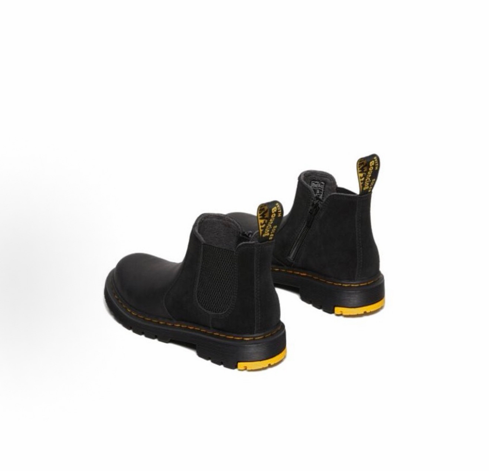 Ботинки Dr. Martens Junior 2976 Wintergrip Suede Chelsea Boots