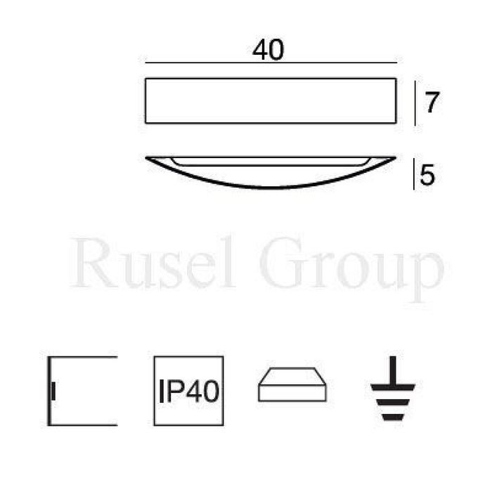 Настенный светильник Linea Light Curve LED 1146