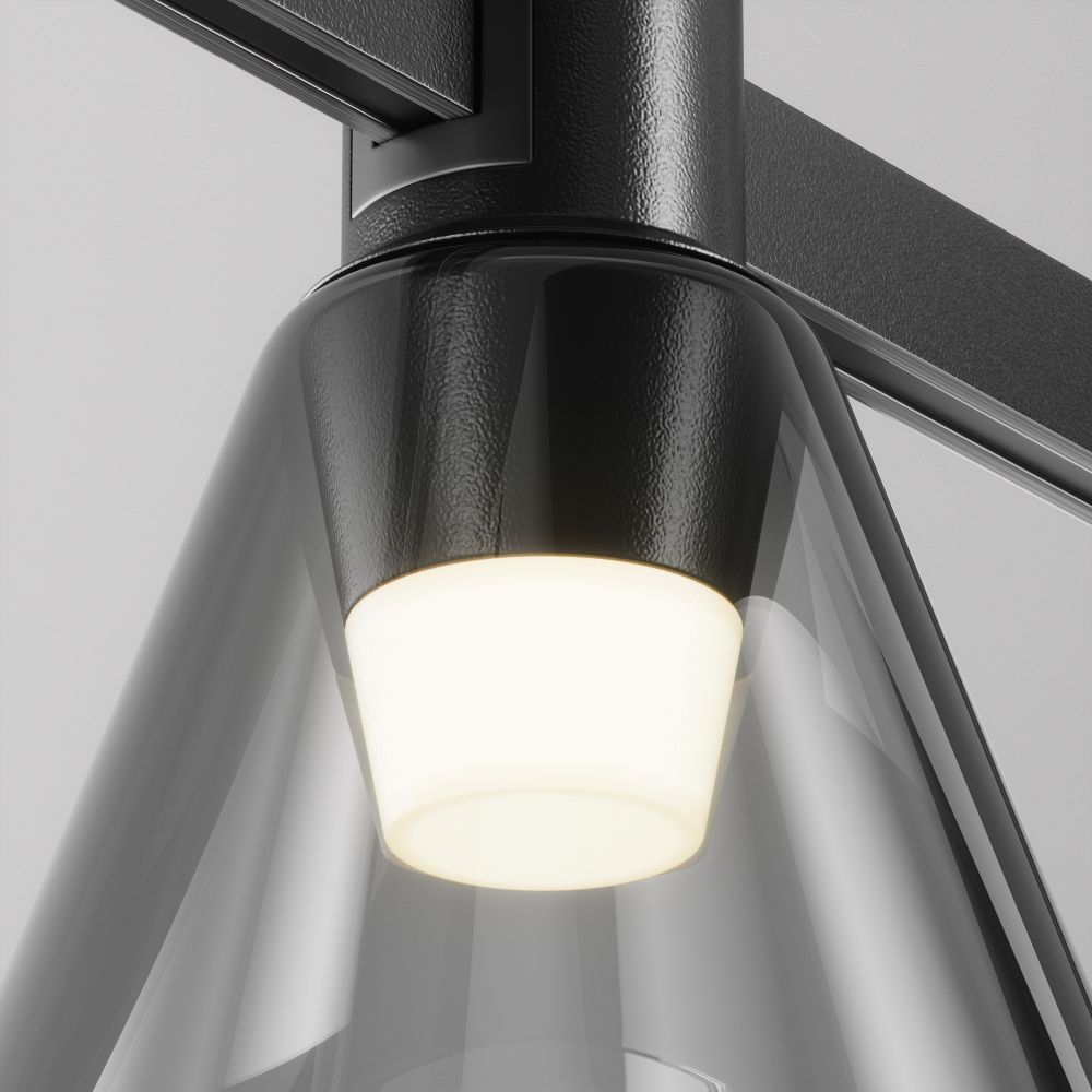 Трековый магнитный светодиодный светильник Maytoni Flarity   TR147-1-3W3K-B