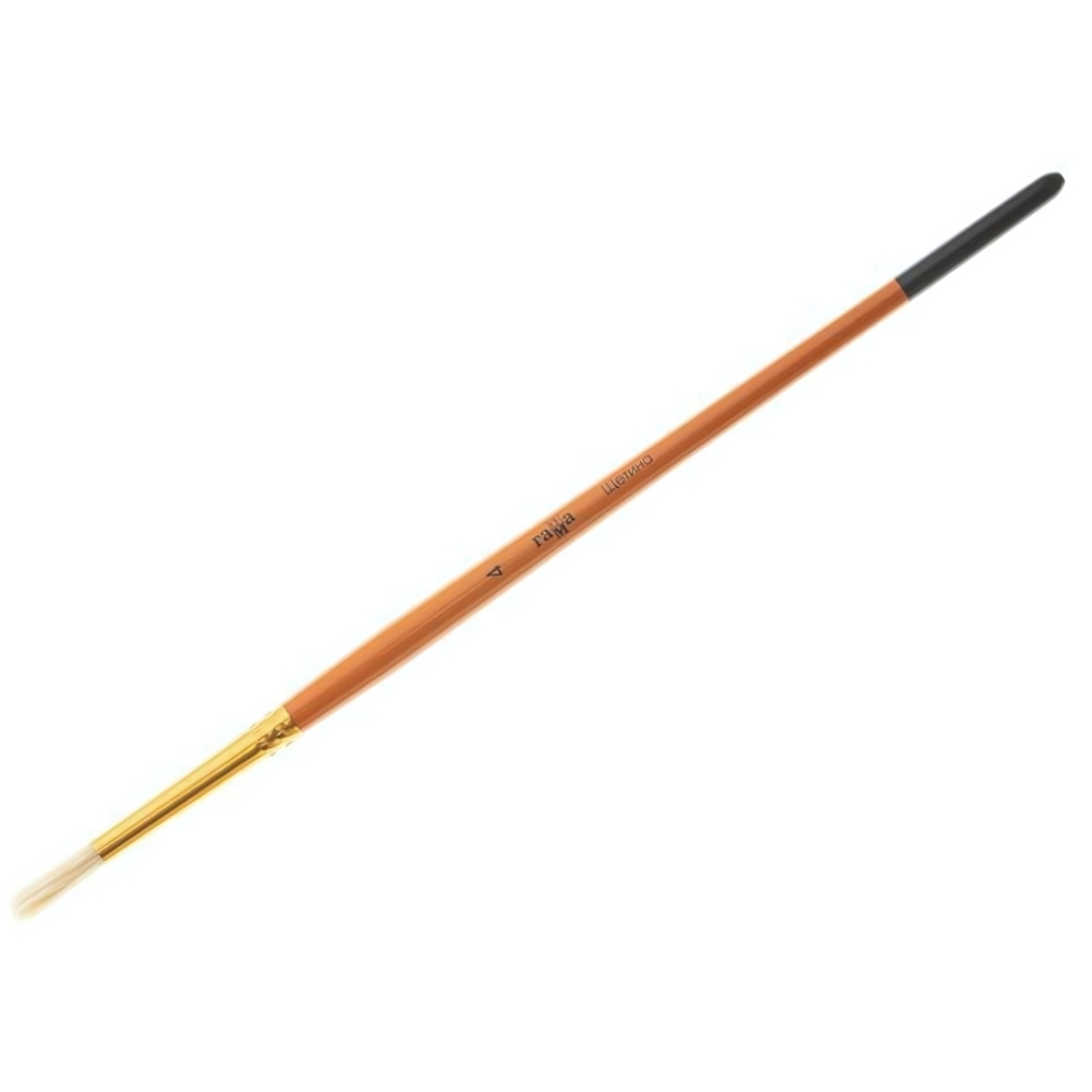 Кисть Щетина № 4 круглая (Гамма)