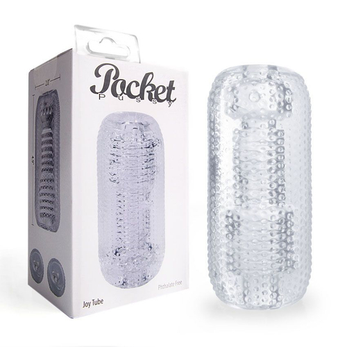 Мастурбатор Erokay Joy Tube, прозрачный, 12,5 см