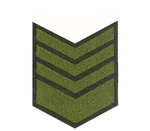 Нашивка за выслугу 8 лет оливковая (на липучке)