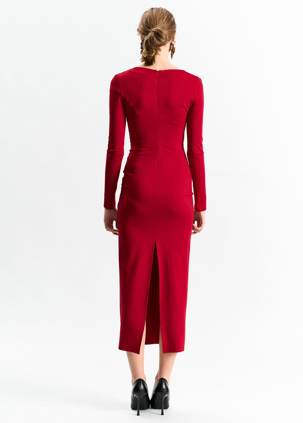 Платье трикотажное 1284 скарлетт