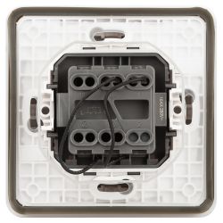 Выключатель ЭРА Эксперт 11-1522-01 с подсветкой IP55 10АХ-250В СУ белый