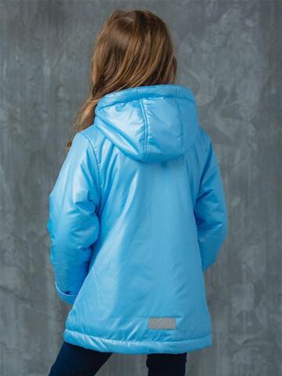 Куртка для девочки "Мишель" 563-Д 116р голубой