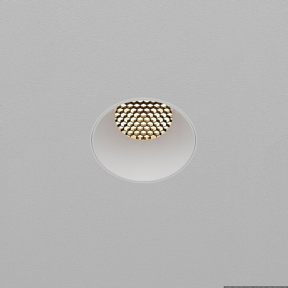 Встраиваемый светильник Maytoni  DL119-10W-3K-TRS-W