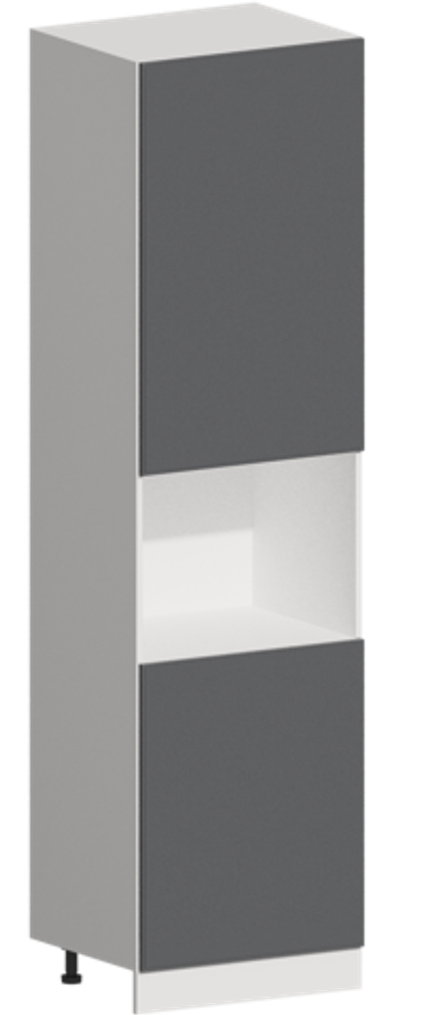 Кухня Модуль ШП 600 Белый / Графит Софт