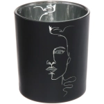 Подсвечник «Нежный силуэт» 8,5*10 см, Черный