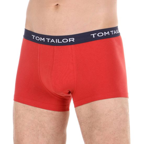 Мужские трусы боксеры набор 3в1 (красные, синие, серые) Tom Tailor 70162/6061 420