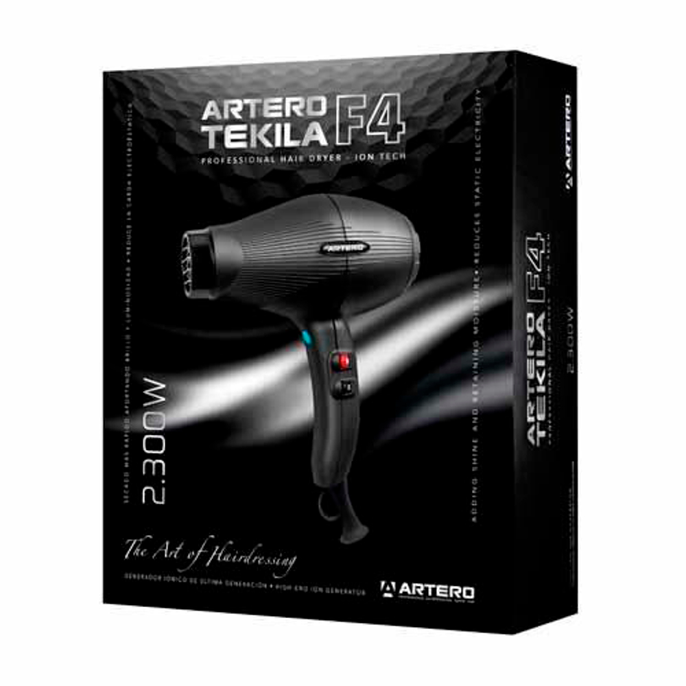 Фен для волос 2300Вт Artero F4 Tekila Black