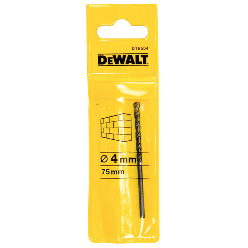 Сверло DEWALT 4*75 мм по кирпичу   DT 6504