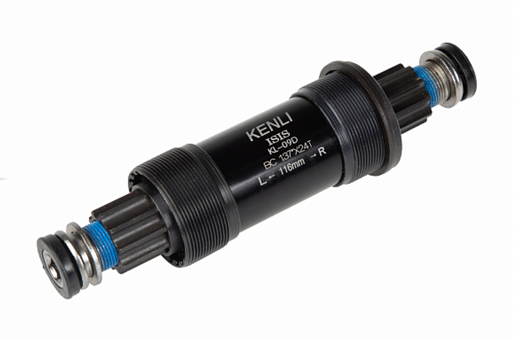 Картридж каретки 68х116мм KL-09D KENLI 1.37"x24tpi, ISIS drive, стальной