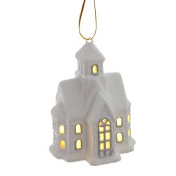 GAEM Фигурка декоративная "Домик" (подсветка, 2xLR44), L8 W5,5 H10,5 см, 2в.