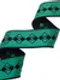 Резинка широкая, 40 мм, ромбы, зеленый