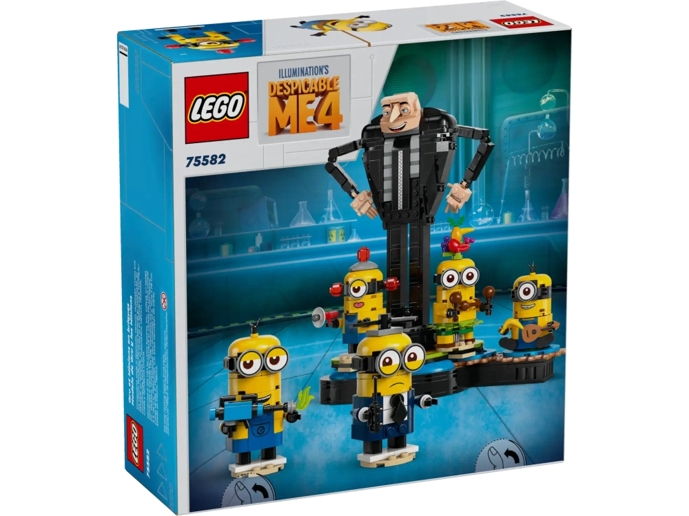 Конструктор LEGO Гадкий я 4 75582 Грю и миньоны