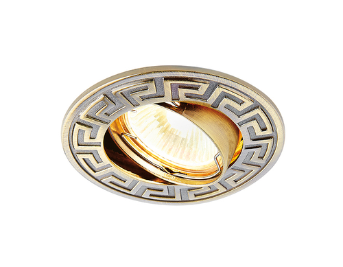 Встраиваемый точечный светильник 120090 SB бронза MR16