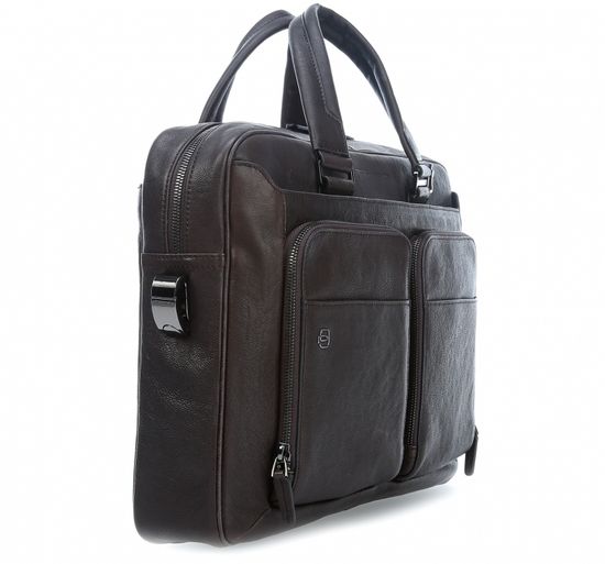 Портфель для ноутбука кожаный Piquadro, Black Square CA2849B3/TM