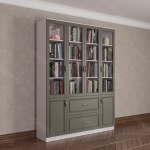 Шкаф книжный 4/11 (мадес)