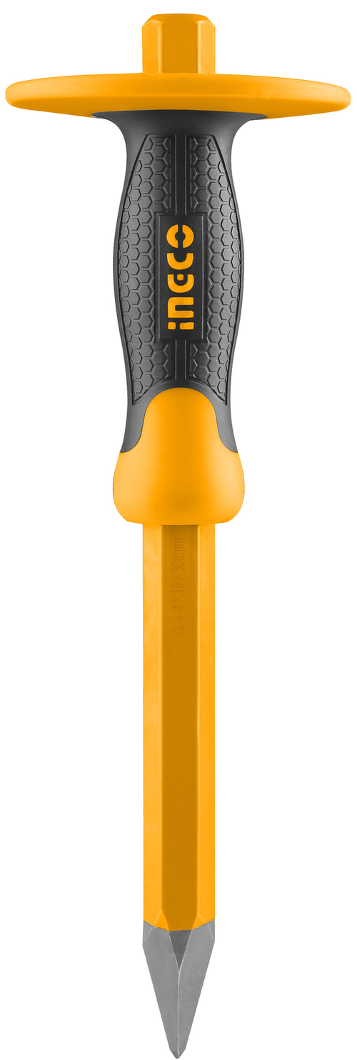 Зубило пикообразное с протектором 19*305 мм INDUSTRIAL